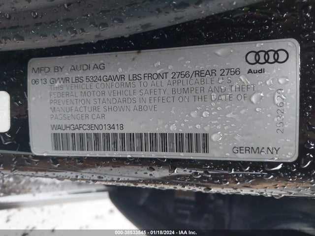 WAUHGAFC3EN013418 Audi A6 3.0t Premium Plus