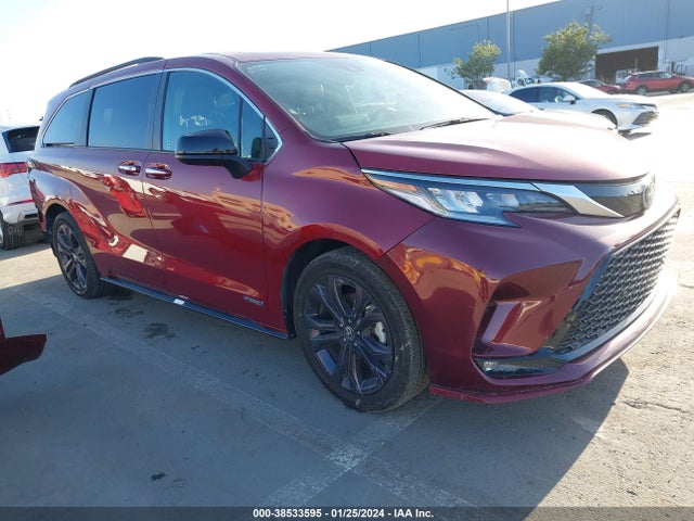 2021 TOYOTA SIENNA XSE VIN: 5TDXRKEC7MS043272