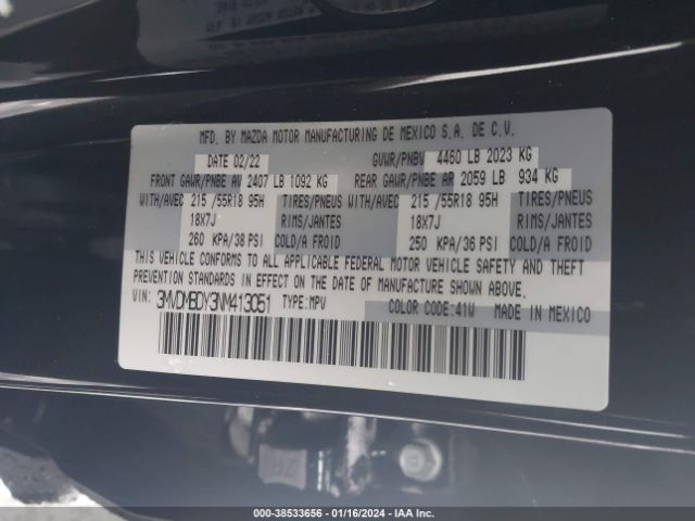 3MVDMBDY3NM413051 Mazda Cx-30 2.5 Turbo Premium
