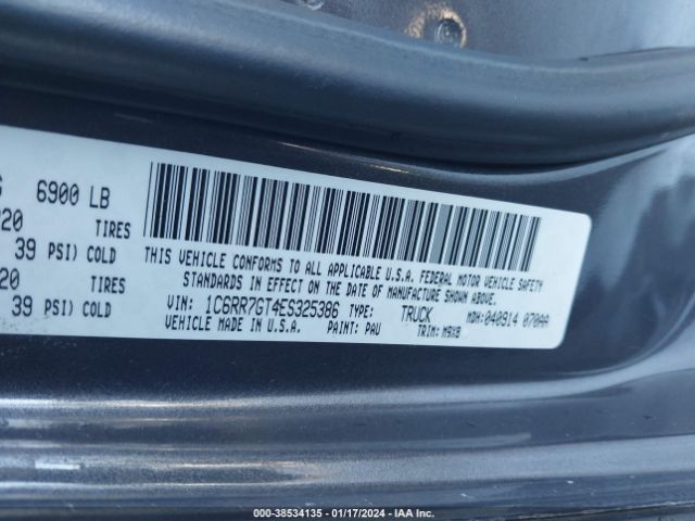 1C6RR7GT4ES325386 RAM 1500 Big Horn