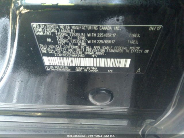 2017 TOYOTA RAV4 2T3RFREV7HW642463 Photo 8