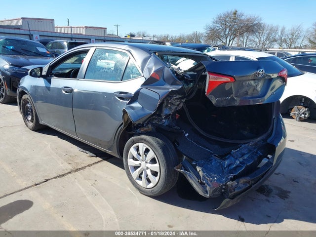 2018 TOYOTA COROLLA LE VIN: 2T1BURHE6JC989883