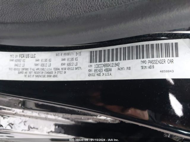 1C3CCCAB9GN121942 Chrysler 200 Limited