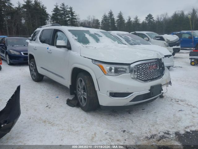 Auction sale of the 2019 Gmc Acadia Denali, vin: 1GKKNXLS6KZ236607, lot number: 38535310