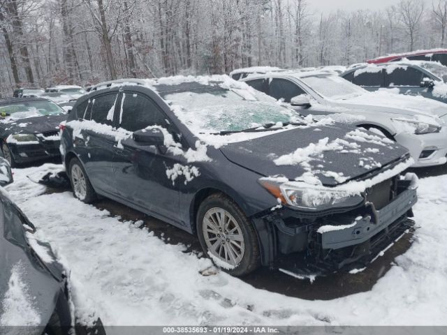 38535693 :رقم المزاد ، 4S3GTAD67J3726349 vin ، 2018 Subaru Impreza 2.0i Premium مزاد بيع