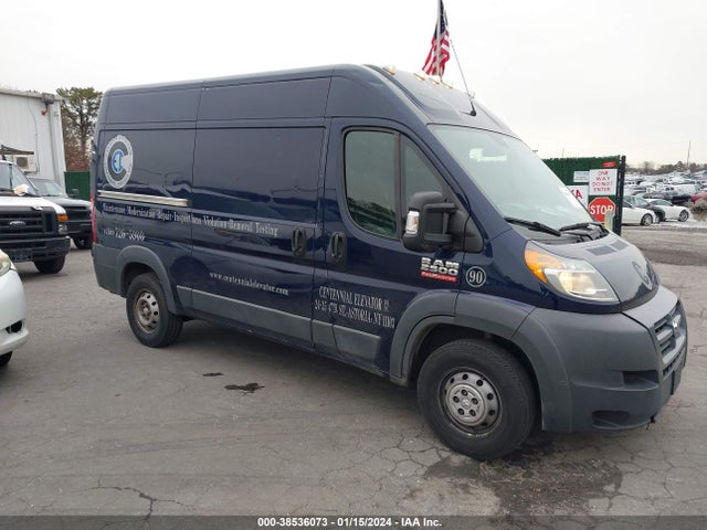 2016 RAM PROMASTER 2500 HIGH ROOF VIN: 3C6TRVCG9GE127086
