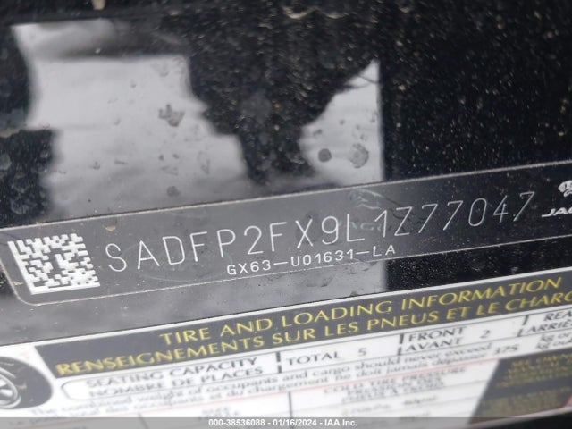 2020 JAGUAR E-PACE SADFP2FX9L1Z77047 Photo 8