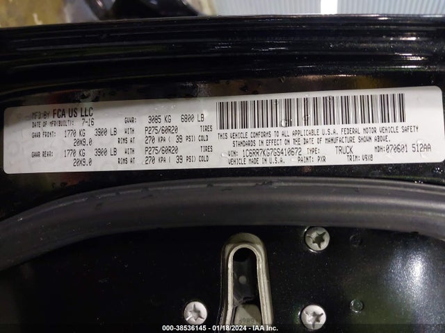RAM 1500 Express 2016 1C6RR7KG7GS410672 Image 9