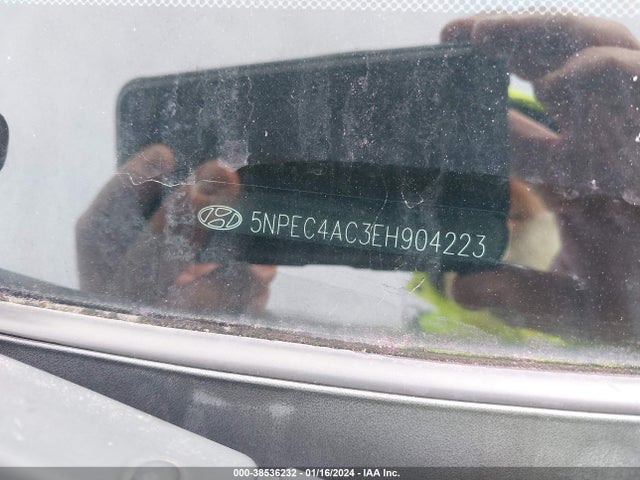 2014 HYUNDAI SONATA LIMITED VIN: 5NPEC4AC3EH904223