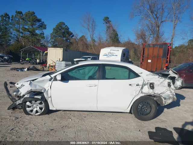 2016 TOYOTA COROLLA LE VIN: 2T1BURHE4GC641301