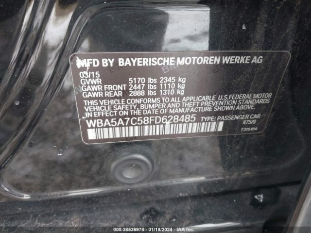WBA5A7C58FD628485 BMW 528i Xdrive