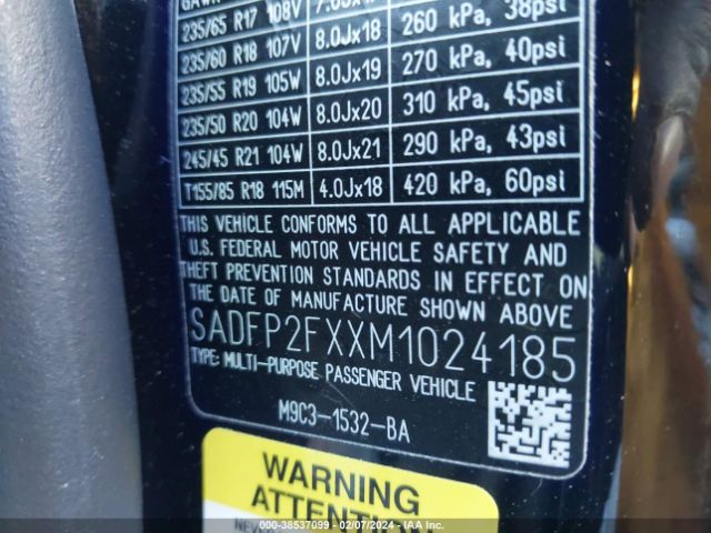2021 JAGUAR E-PACE SADFP2FXXM1024185 Photo 8