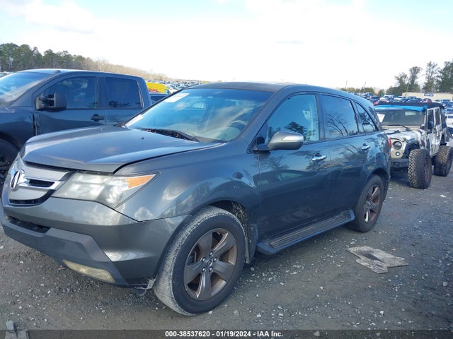 2007 ACURA MDX SPORT PACKAGE VIN: 2HNYD28887H508682