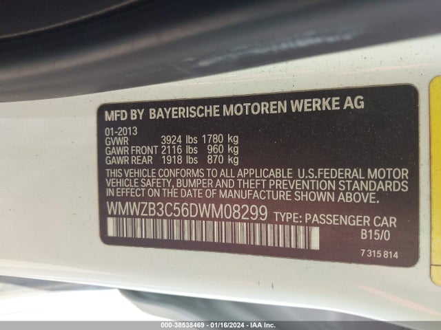 2013 MINI COUNTRYMAN WMWZB3C56DWM08299 Photo 8