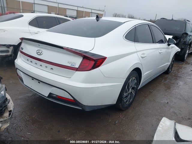 Hyundai Sonata Blue 2021 KMHL24JJ1MA035633 Image 4