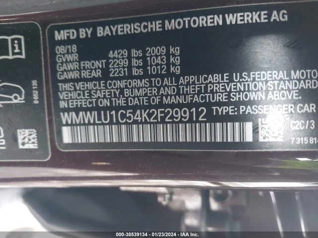 2019 MINI CLUBMAN WMWLU1C54K2F29912 Photo 8