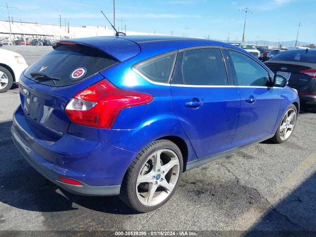 2013 FORD FOCUS TITANIUM VIN: 1FADP3N28DL255367