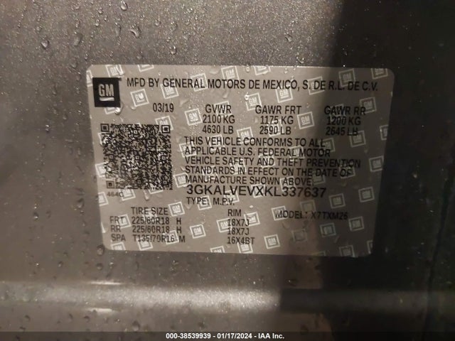 GMC Terrain Slt 2019 3GKALVEVXKL337637 Image 9
