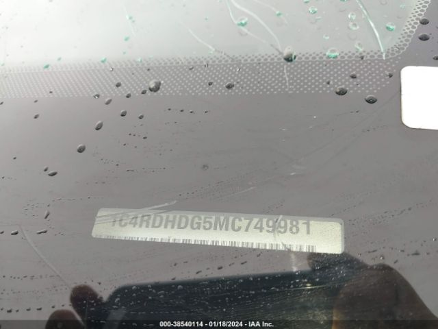 1C4RDHDG5MC749981 Dodge Durango Gt Rwd