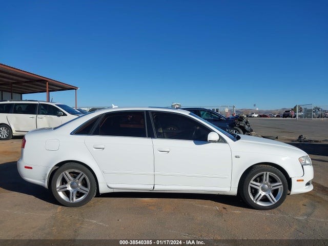 2008 AUDI A4 2.0T/2.0T SPECIAL EDITION VIN: WAUDF78E98A049533