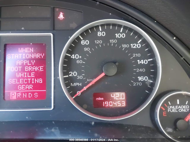 2008 AUDI A4 2.0T/2.0T SPECIAL EDITION VIN: WAUDF78E98A049533