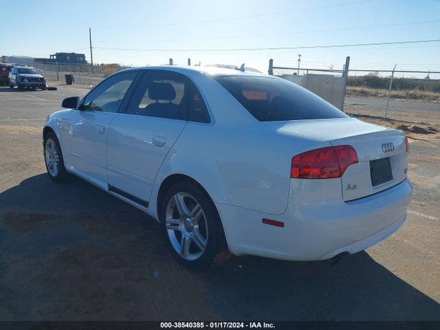 2008 AUDI A4 2.0T/2.0T SPECIAL EDITION VIN: WAUDF78E98A049533
