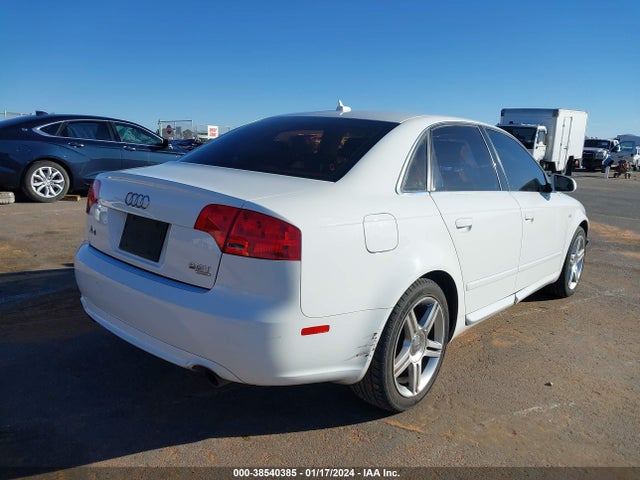 2008 AUDI A4 2.0T/2.0T SPECIAL EDITION VIN: WAUDF78E98A049533
