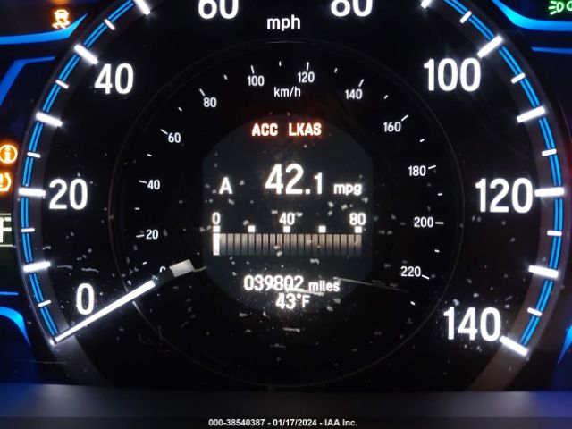JHMCR6F59HC016618 Honda Accord Hybrid Ex-l