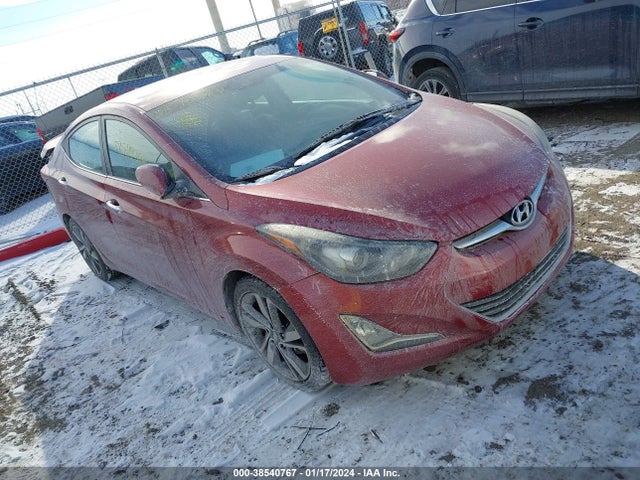 2014 HYUNDAI ELANTRA LIMITED VIN: 5NPDH4AE8EH485137