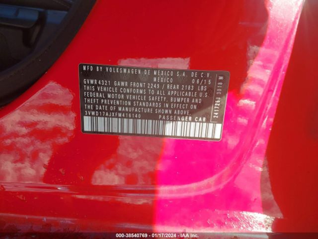3VWD17AJXFM416140 Volkswagen Jetta 1.8t Sport