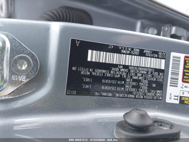 Toyota Highlander Le 2022 5TDBZRBH0NS192806 Image 9