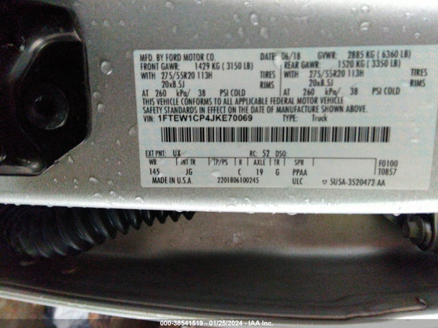 Ford F-150 Xl 2018 1FTEW1CP4JKE70069 Image 9