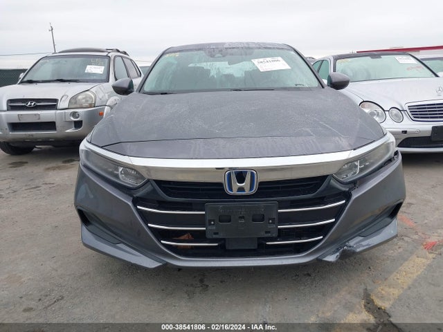 2021 HONDA ACCORD HYBRID VIN: 1HGCV3F19MA018255