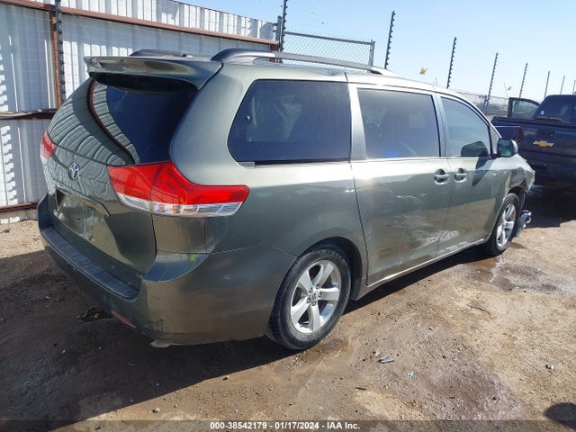 2012 TOYOTA SIENNA LE V6 8 PASSENGER VIN: 5TDKK3DC4CS213608