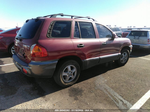 2003 HYUNDAI SANTA FE GLS/LX VIN: KM8SC13D83U540273