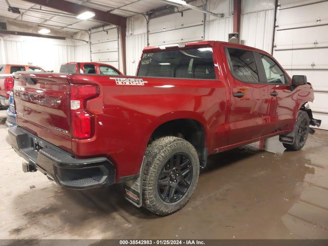 2022 CHEVROLET SILVERADO 1500 LTD 4WD SHORT BED CUSTOM TRAIL BOSS VIN: 3GCPYCEL3NG162865