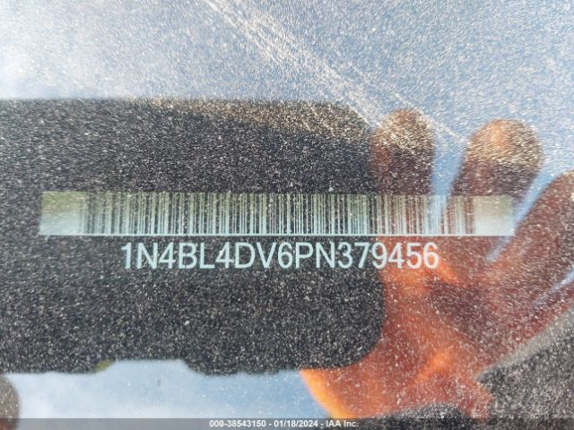 1N4BL4DV6PN379456 Nissan Altima Sv Fwd