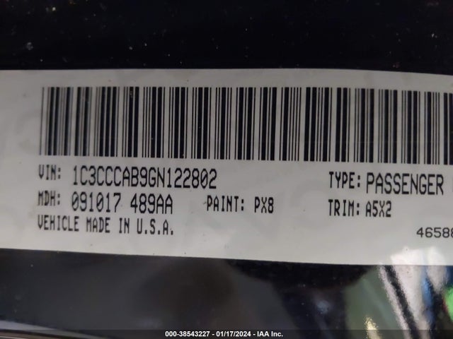 Chrysler 200 Limited 2016 1C3CCCAB9GN122802 Image 9