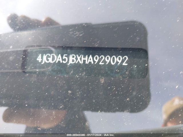 4JGDA5JBXHA929092 Mercedes-Benz GLE 350