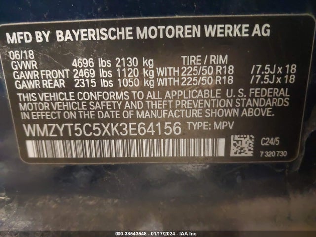 2019 MINI COUNTRYMAN WMZYT5C5XK3E64156 Photo 8
