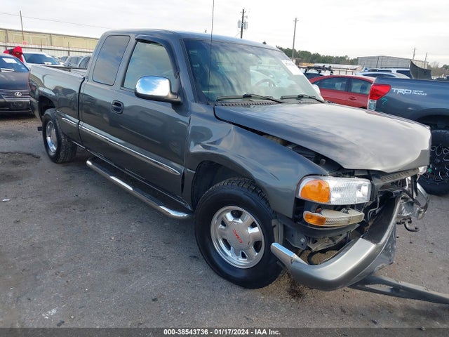 2002 GMC SIERRA 1500 SLE VIN: 2GTEC19T121148696