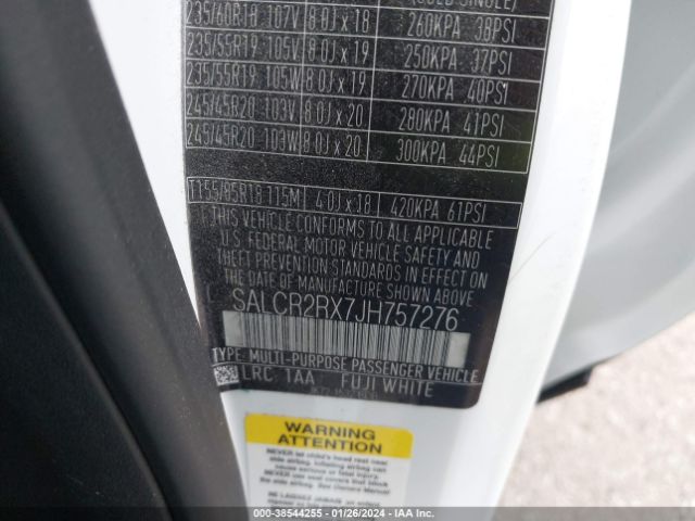 SALCR2RX7JH757276 Land Rover Discovery Sport Hse
