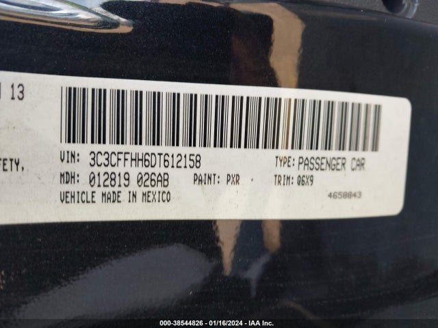 2013 FIAT 500 3C3CFFHH6DT612158 Photo 8