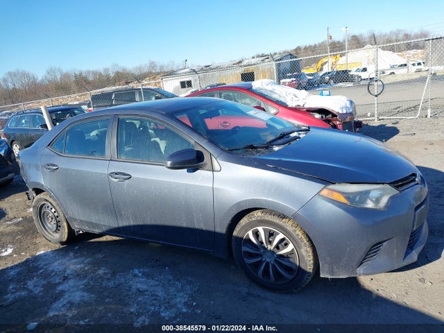 2014 TOYOTA COROLLA LE VIN: 2T1BURHE0EC112490