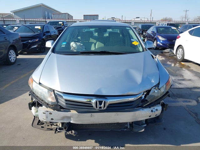 2012 HONDA CIVIC LX VIN: 19XFB2F58CE064317