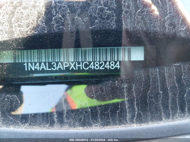 2017 NISSAN ALTIMA 2.5 SR VIN: 1N4AL3APXHC482484