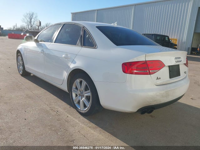 2011 AUDI A4 2.0T PREMIUM VIN: WAUBFAFL1BA075881