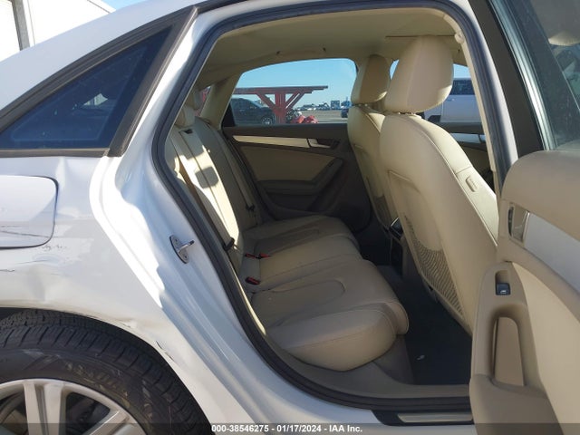 2011 AUDI A4 2.0T PREMIUM VIN: WAUBFAFL1BA075881