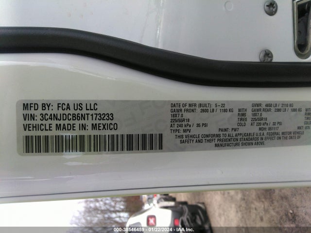 Jeep Compass Limited 4x4 2022 3C4NJDCB6NT173233 Image 9