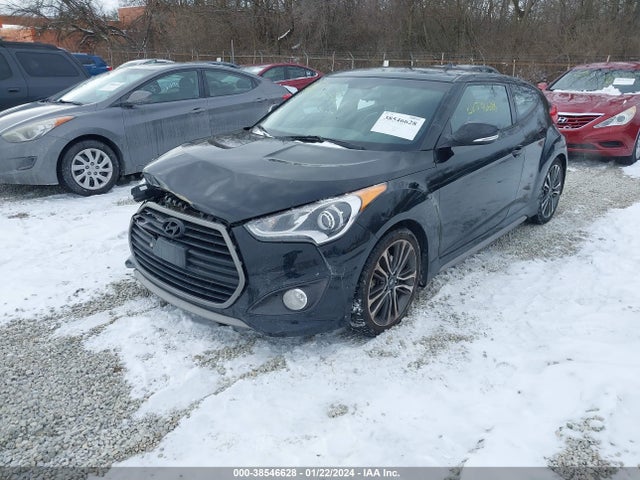 2016 HYUNDAI VELOSTER TURBO VIN: KMHTC6AE1GU268927